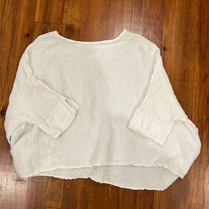 White knitted Sofia blouse